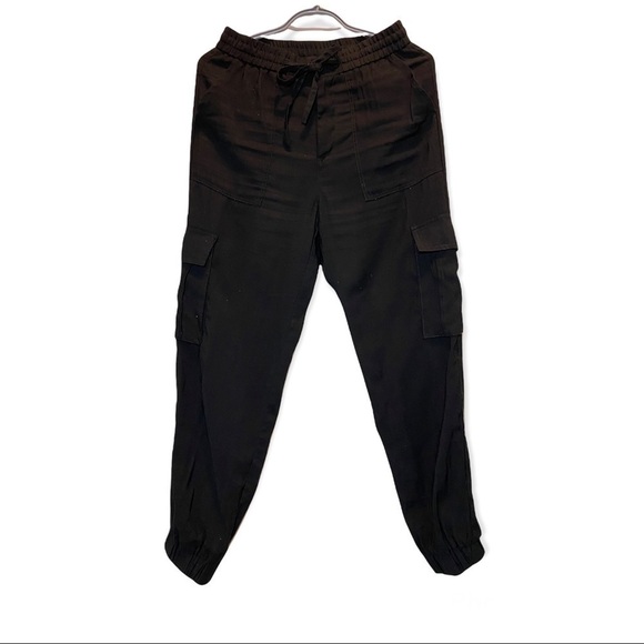 Zara Black Cargo Pants size XS - Picture 5 of 7